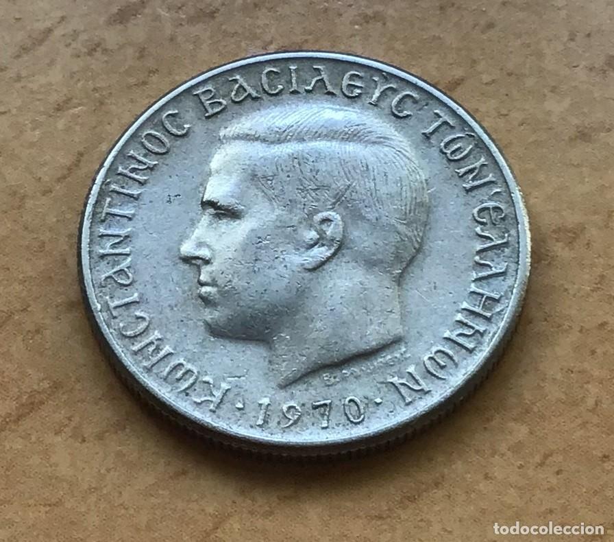 Monedas antiguas de Europa: 1 dracma de Grecia. A&ntilde;o 1970