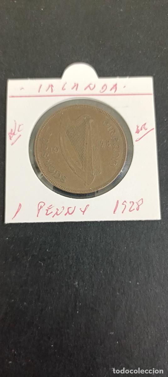 Monedas antiguas de Europa: IRLANDA 1 PENNY 1928 BC KM=3 (BRONCE)