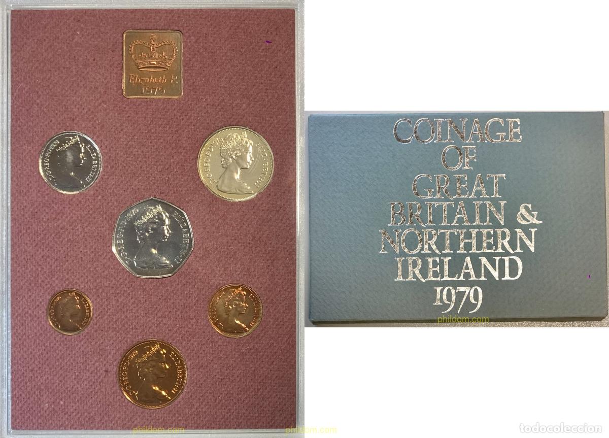 Monedas antiguas de Europa: 3270 GRAN BRETA&Ntilde;A 1979 1979 UK ANNUAL PROOF COIN SET