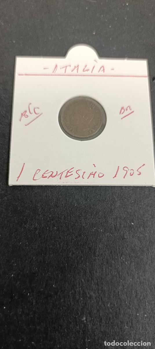 Monedas antiguas de Europa: ITALIA 1 CENTESIMO 1905 BC KM=35 (BRONCE) VICTOR MANUEL III