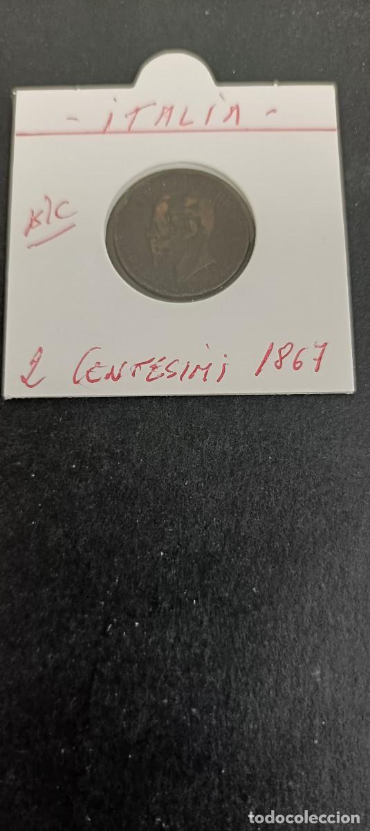 Monedas antiguas de Europa: ITALIA 2 CENTESIMI 1867 BC (BRONCE) VICTOR MANUEL II