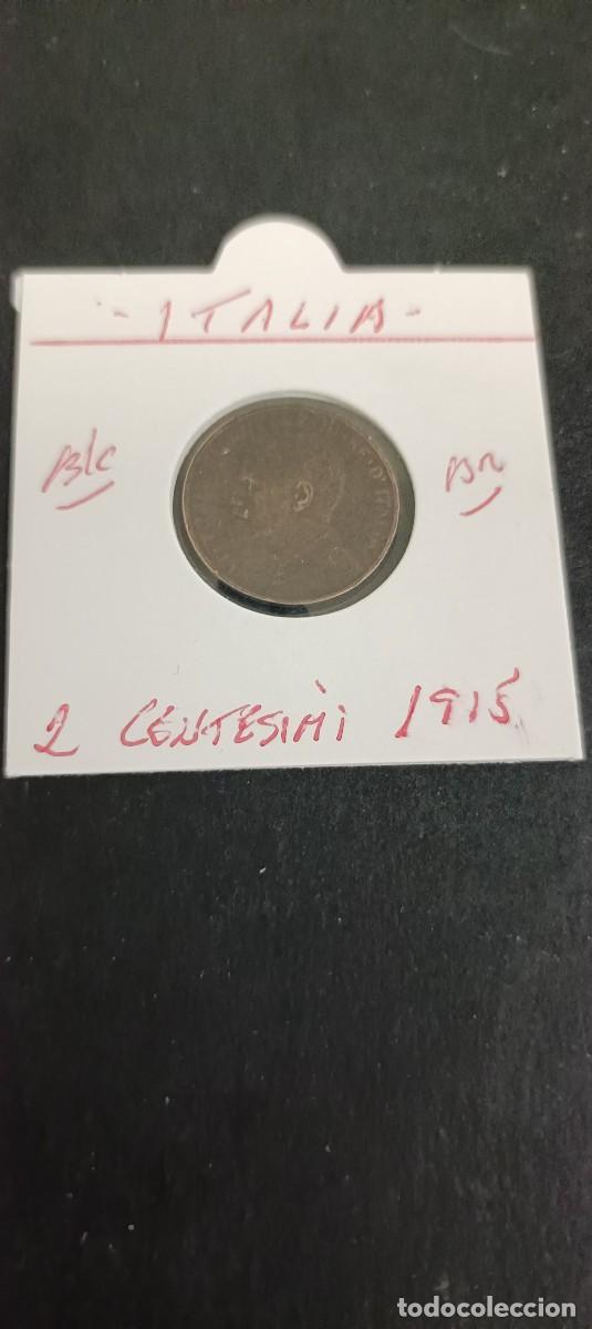 Monedas antiguas de Europa: ITALIA 2 CENTESIMI 1915 BC KM=41 (BRONCE)VICTOR MANUEL III