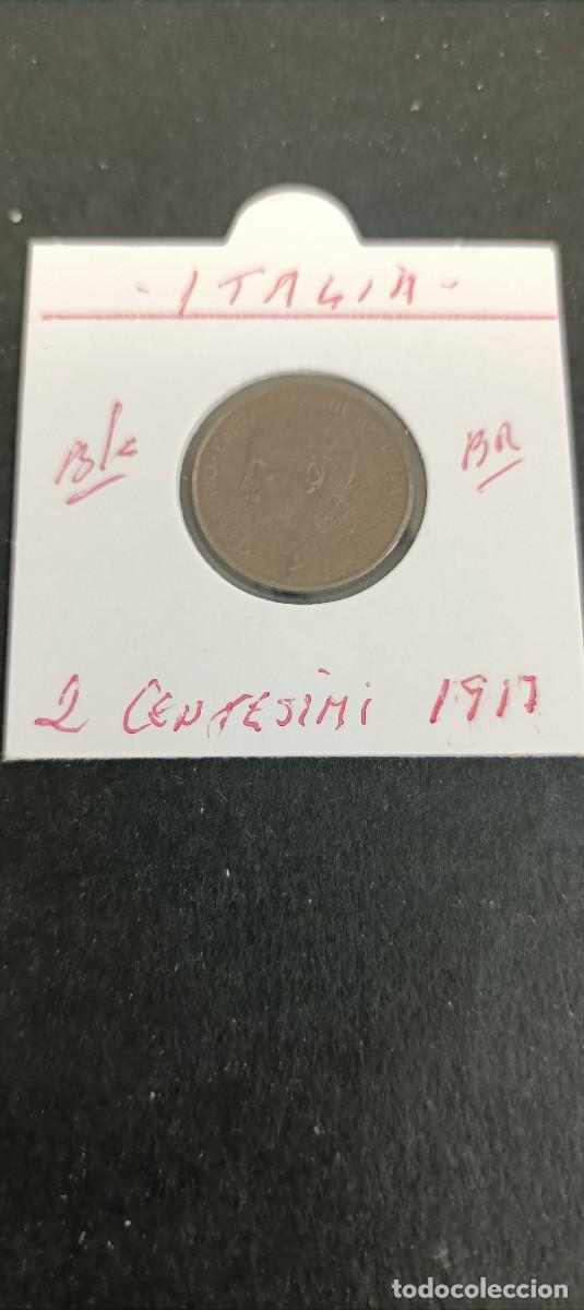Monedas antiguas de Europa: ITALIA 2 CENTESIMI 1917 BC KM=41 (BRONCE)VICTOR MANUEL III