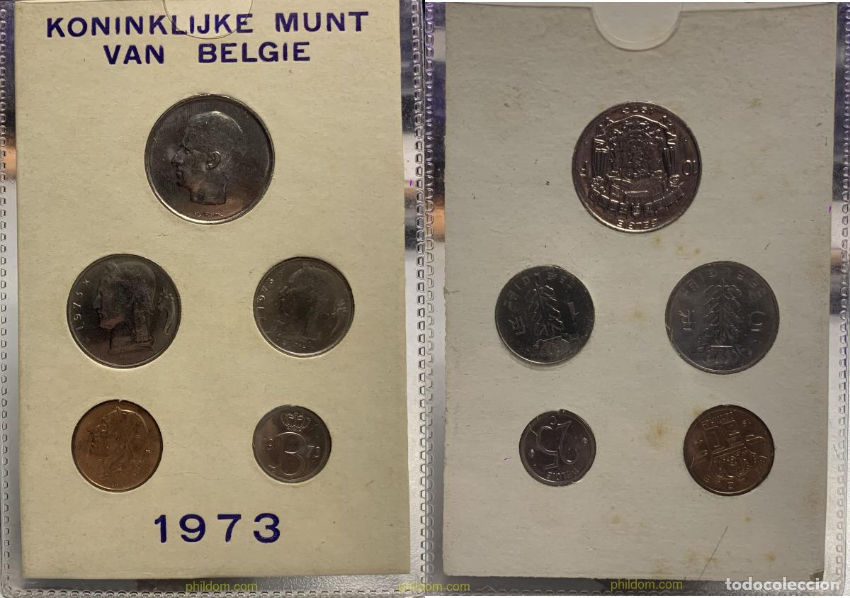 Monedas antiguas de Europa: 3428 BELGICA 1973 SET OFICIAL 1973 KONINKLIJKE MUNT VAN BELGIE 1973