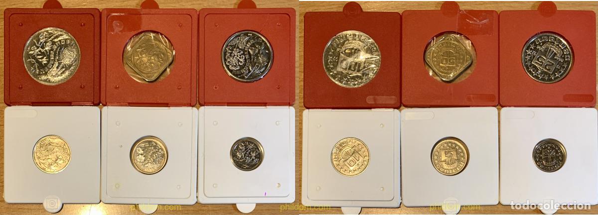 Monedas antiguas de Europa: 3325 HOLANDA 1992 LOT 1992 - 2.5, 5, 10, 25, 50, 100 CENTECU