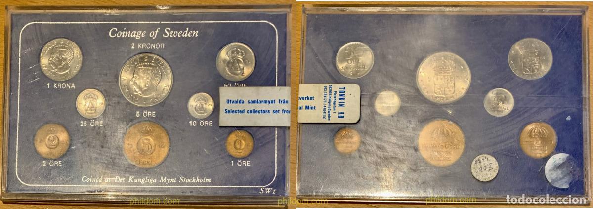 Monedas antiguas de Europa: 3860 SUECIA 1970 COINAGE OF SWEDEN 1970 STOCKHOLM