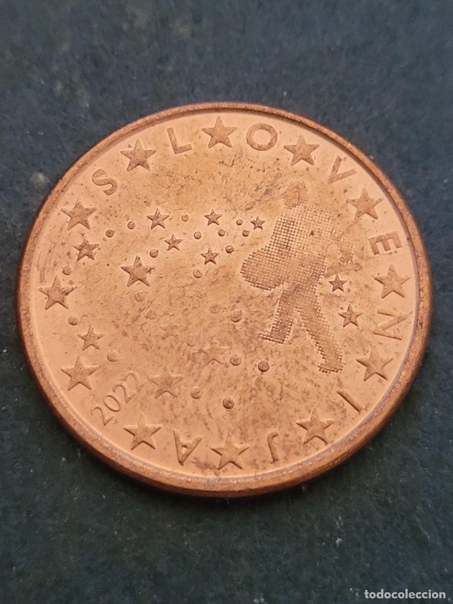 Monedas antiguas de Europa: Moneda 5 c&eacute;ntimos 2022 Eslovenia