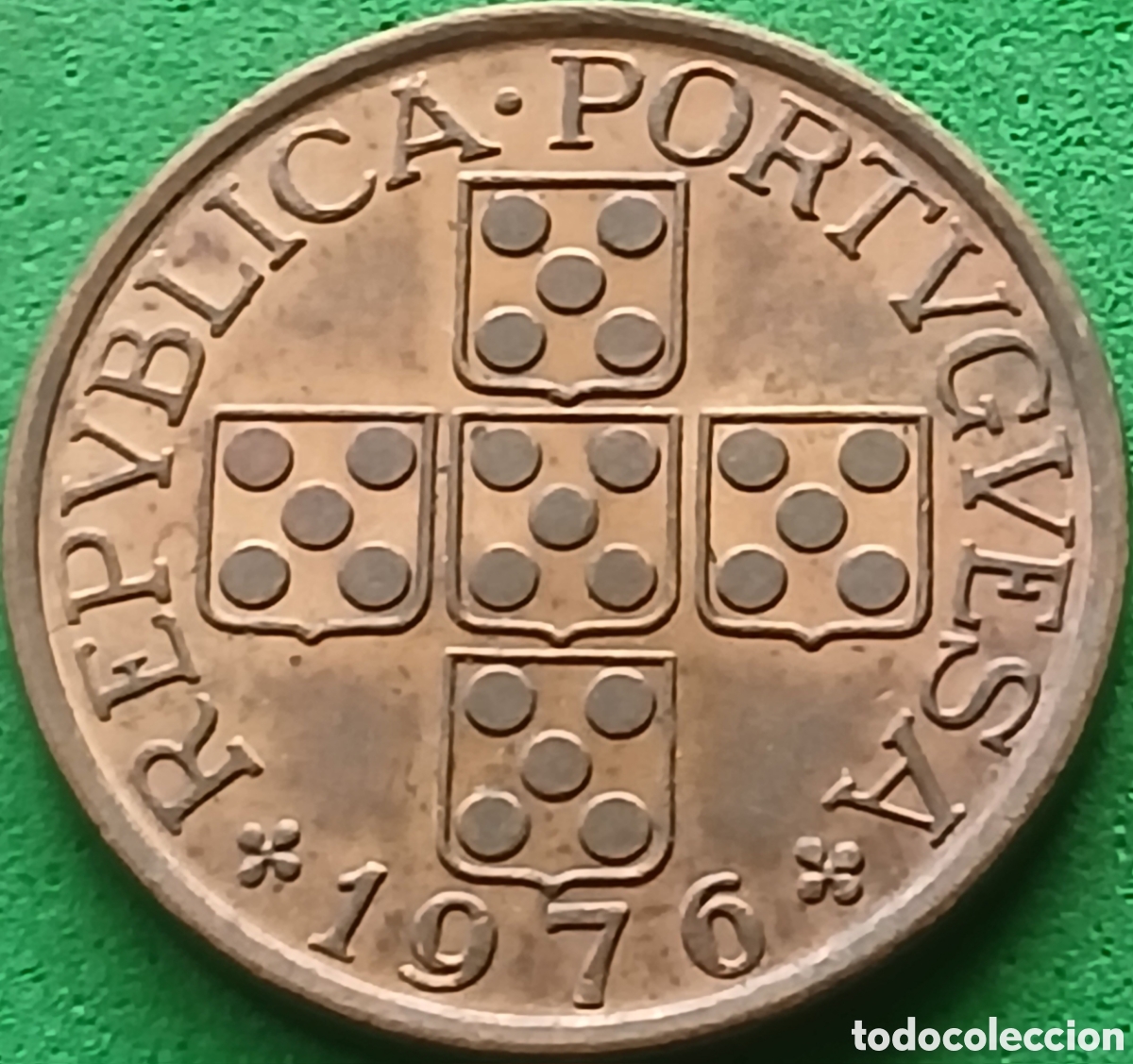 Monedas antiguas de Europa: Portugal 1 escudo 1976 km#597