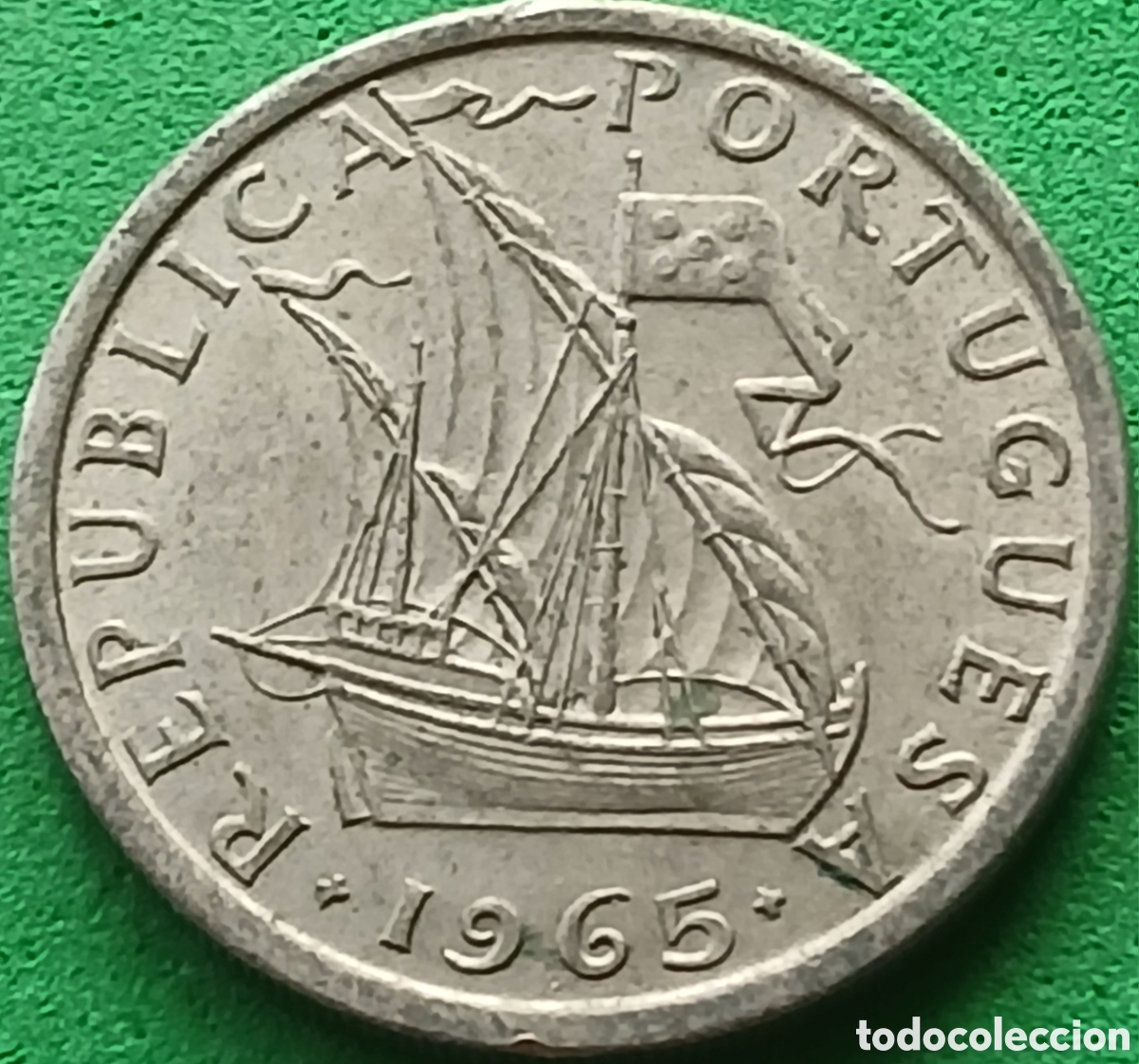 Monedas antiguas de Europa: Portugal 5 escudos 1965 km#591