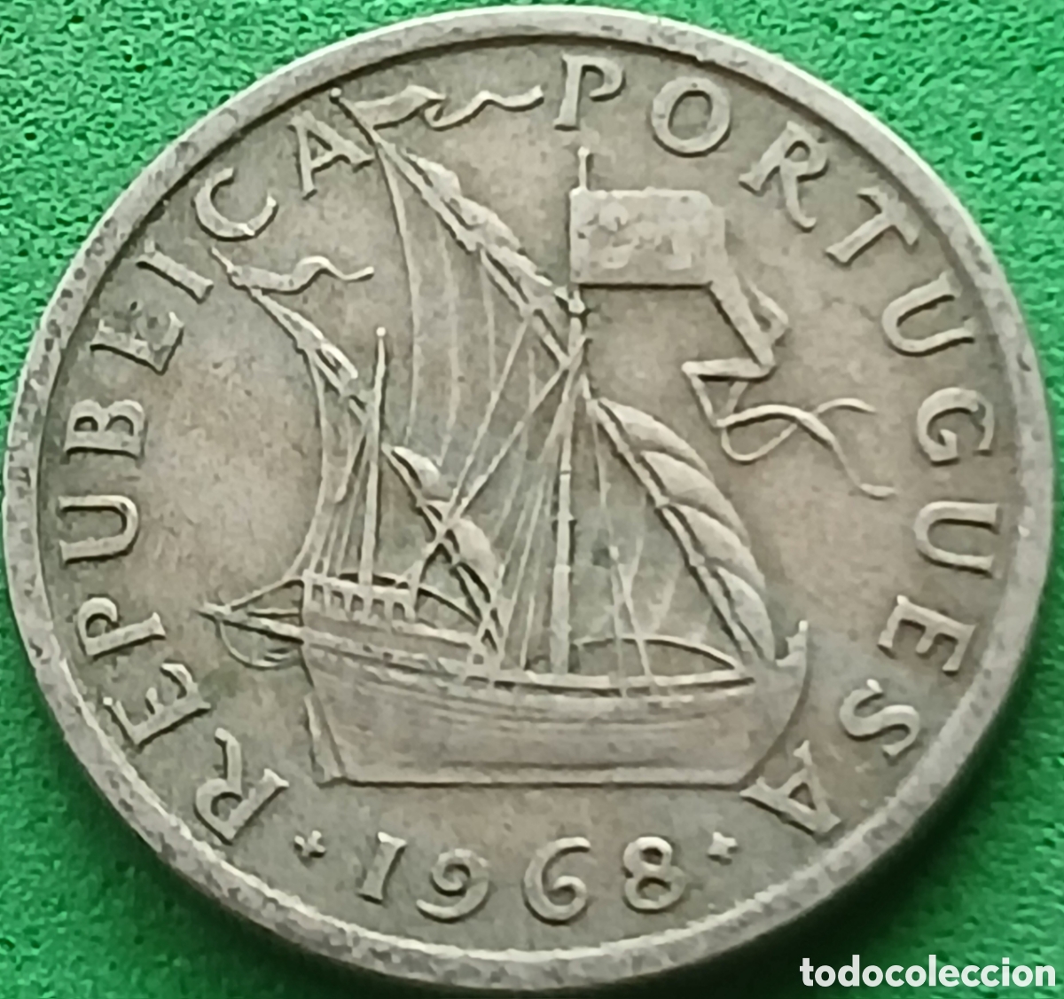 Monedas antiguas de Europa: Portugal 5 escudos 1968 km#591