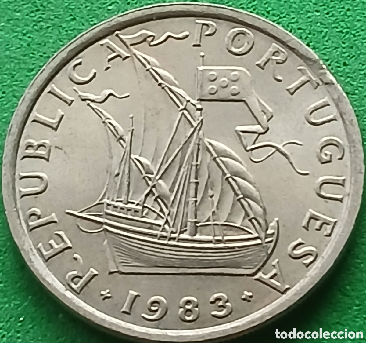 Monedas antiguas de Europa: Portugal 5 escudos 1983 km#591