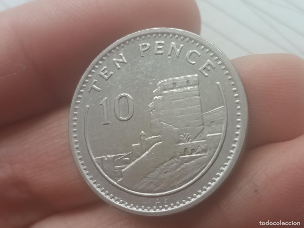 Monedas antiguas de Europa: 10 PENIQUES PENCE 1991 GIBRALTAR