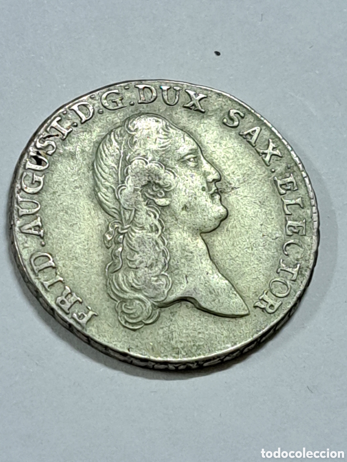 Monedas antiguas de Europa: 2/3 de thaler de plata electorado de Sajonia Federico Augusto III a&ntilde;o 1783