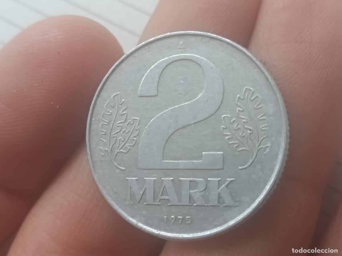Monedas antiguas de Europa: ALEMANIA ORIENTAL (RDA) 2 MARK 1975