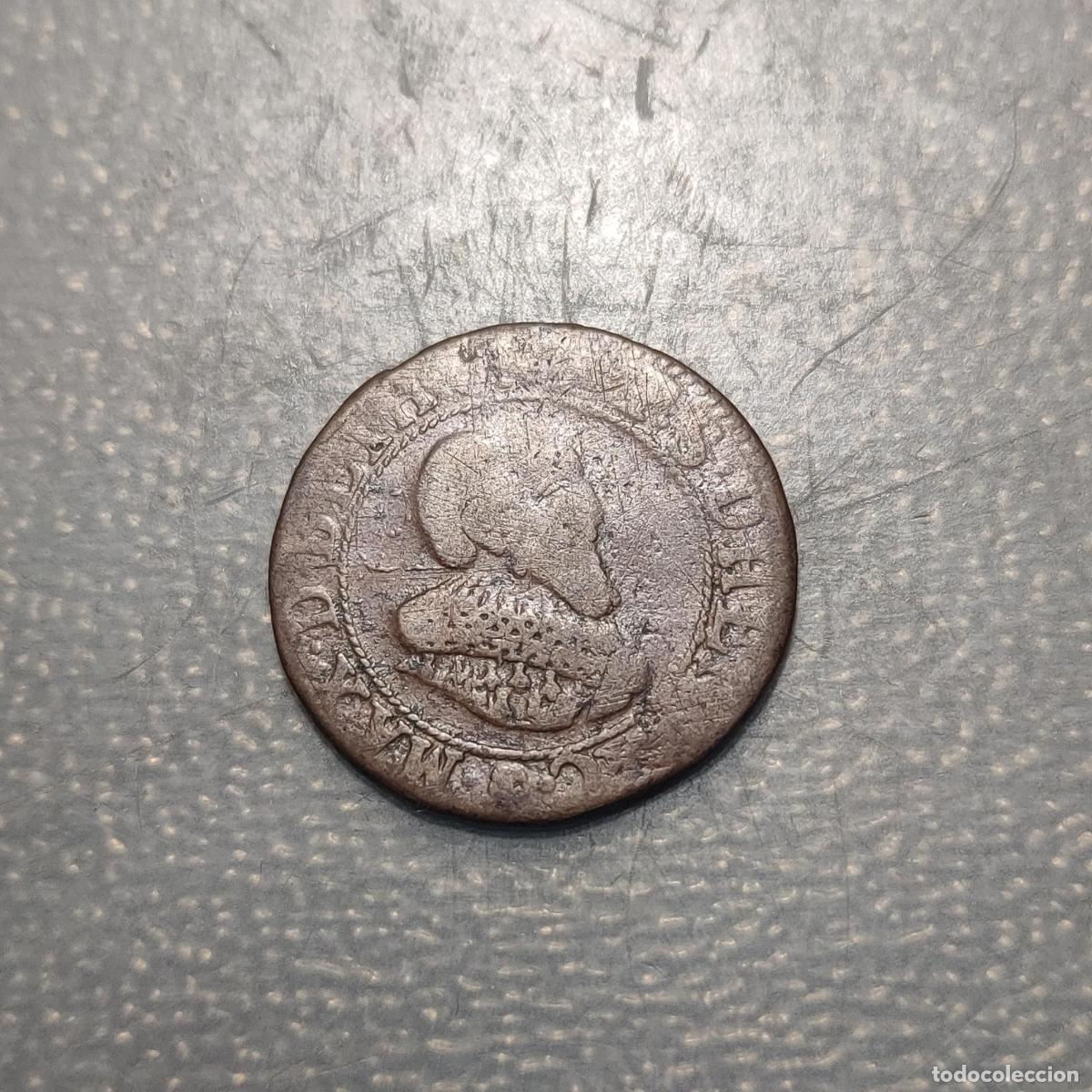 Monedas antiguas de Europa: FRANCIA FRANCE BOISBELLE HENRICHEMONT DOUBLE TOURNOIS 1636