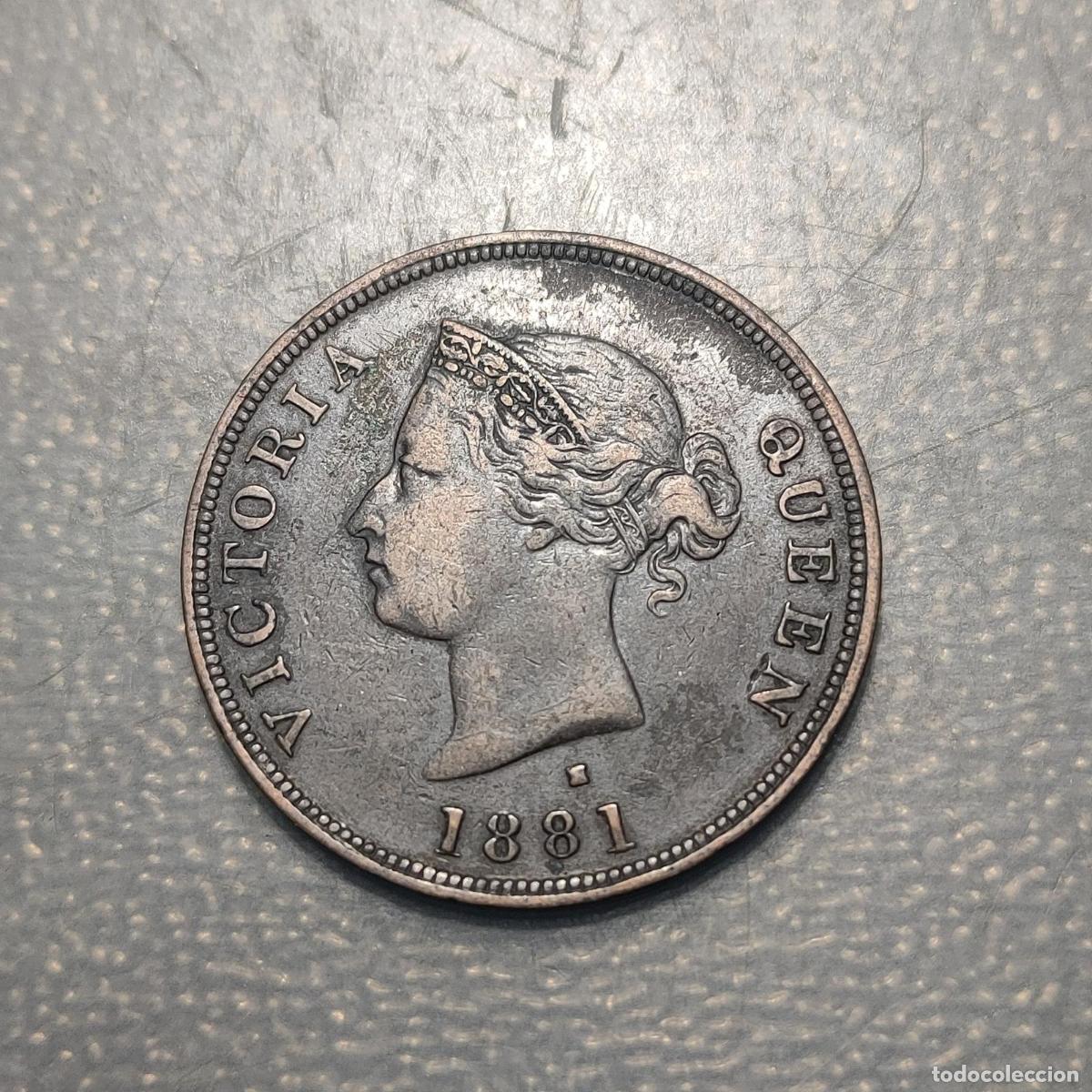 Monedas antiguas de Europa: CHIPRE CYPRUS VICTORIA HALF PIASTRE 1/2 PIASTRE 1881 MBC