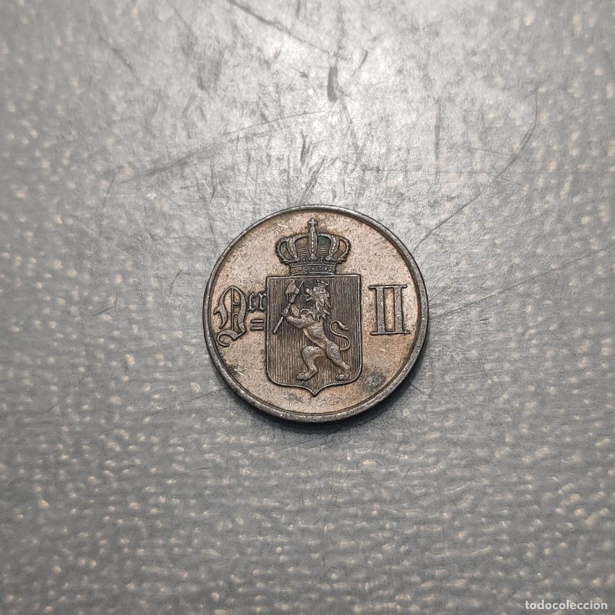 Monedas antiguas de Europa: NORUEGA NORWAY 1 ORE 1891 MBC+/EBC-