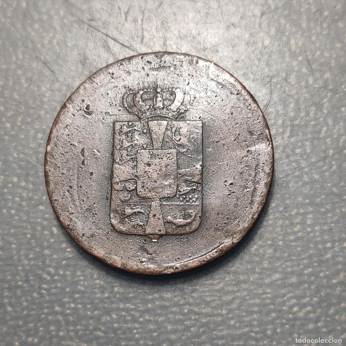 Monedas antiguas de Europa: DINAMARCA DENMARK 16 SKILLING 1814