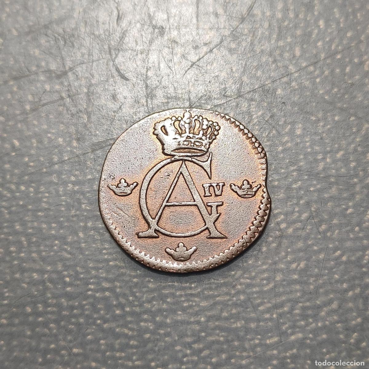 Monedas antiguas de Europa: SUECIA SWEDEN GUSTAV IV ADOLF 1/12 SKILLING 1802 MBC