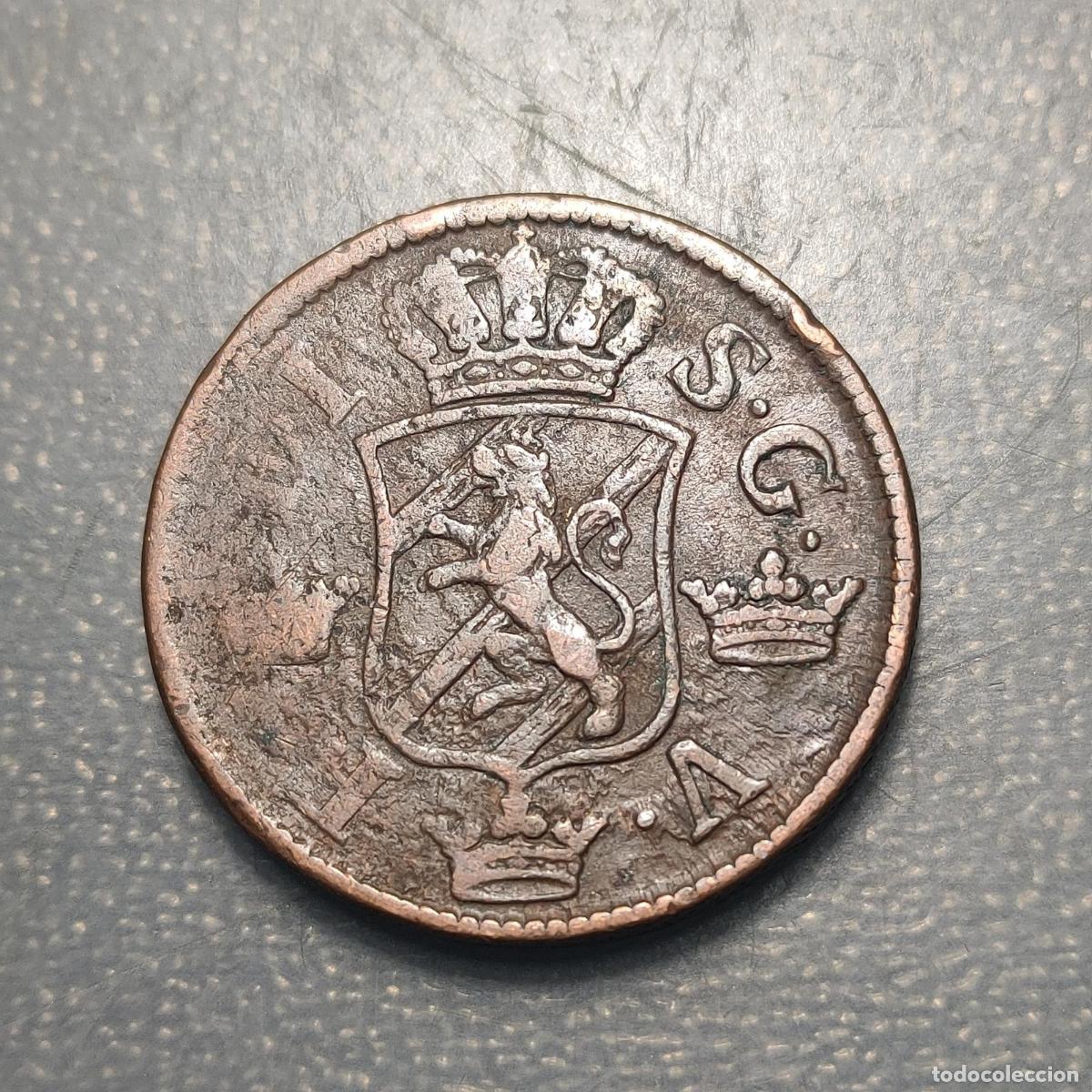 Monedas antiguas de Europa: SUECIA SWEDEN FREDERICK I 2 ORE SILVERMYNT 1748 MBC-