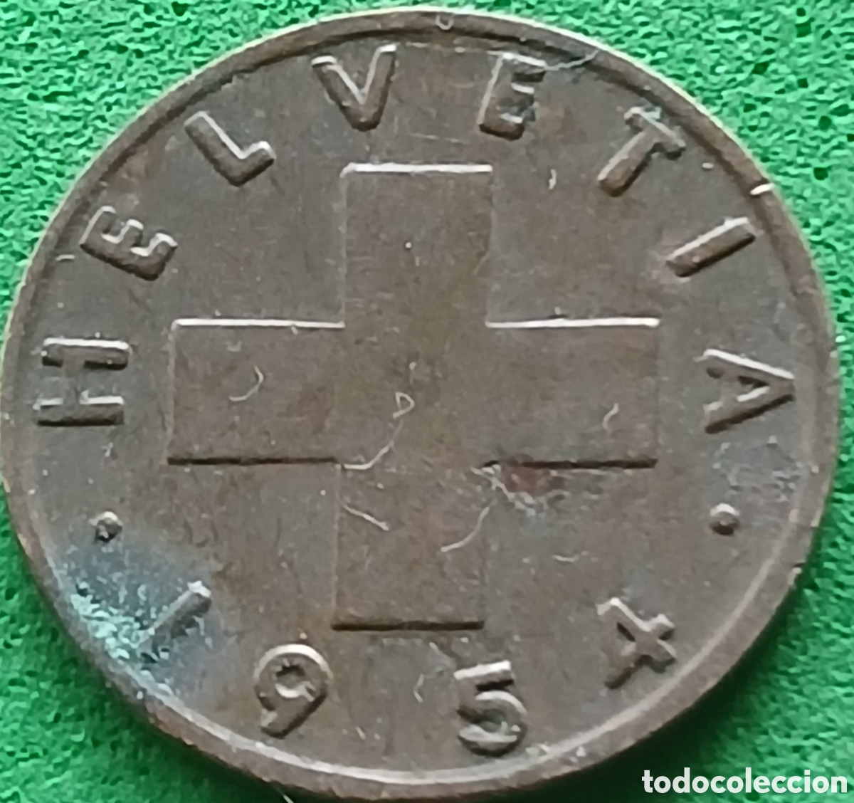 Monedas antiguas de Europa: Suiza 1 centimo 1954 km#46