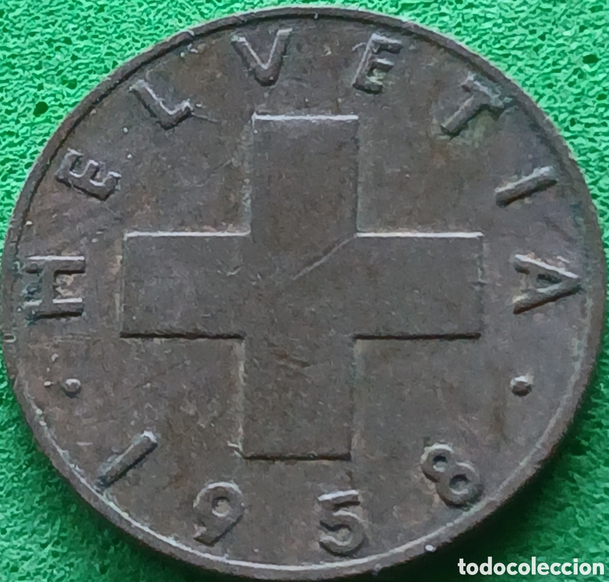 Monedas antiguas de Europa: Suiza 1 centimo 1958 km#46