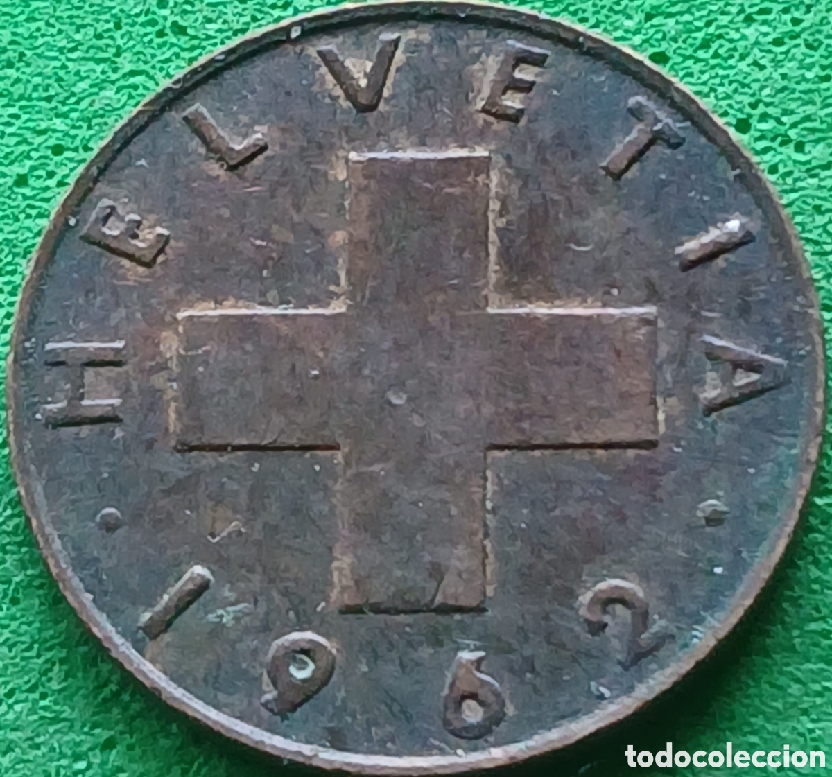 Monedas antiguas de Europa: Suiza 1 centimo 1962 km#46
