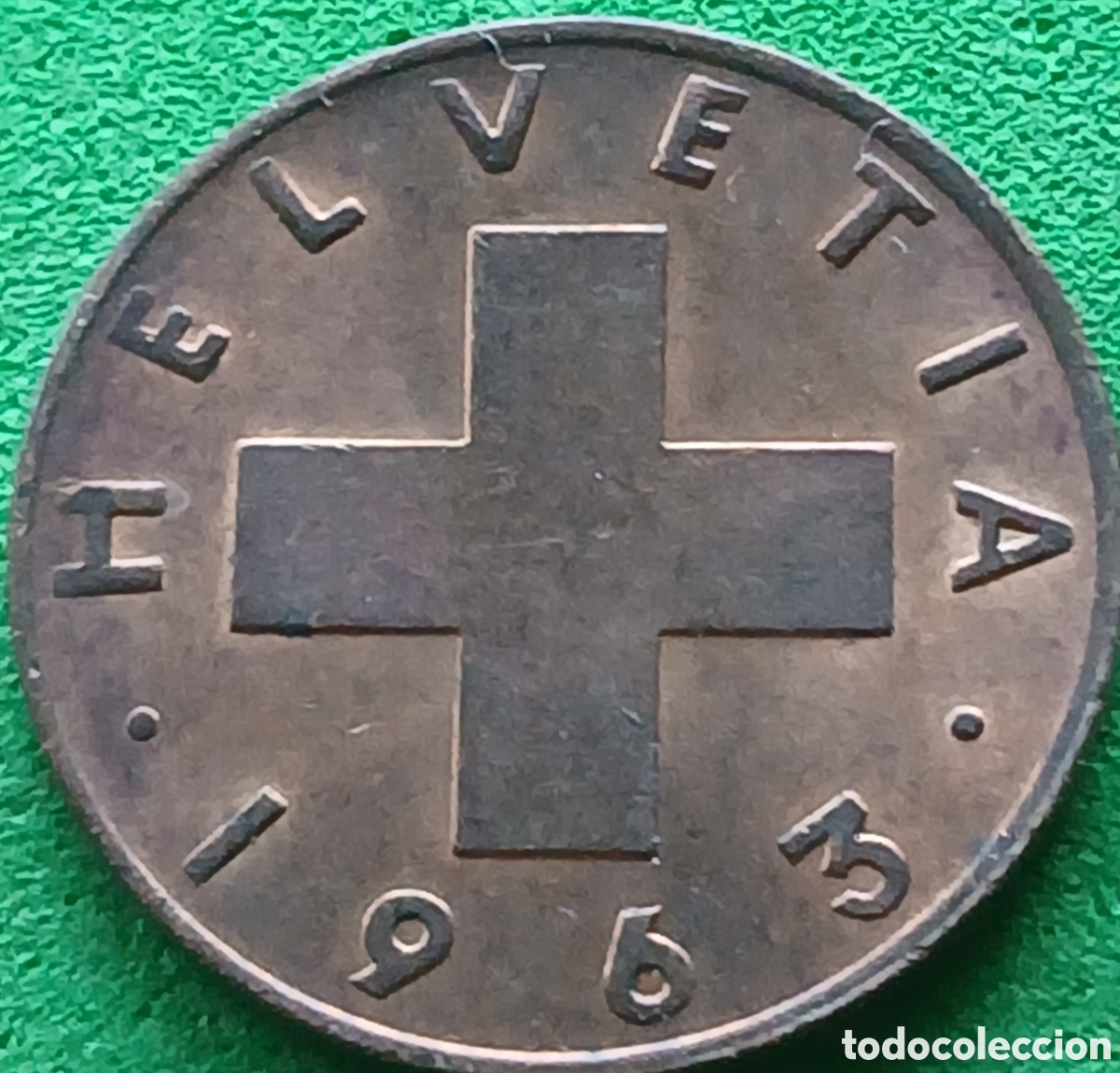 Monedas antiguas de Europa: Suiza 1 centimo 1963 km#46