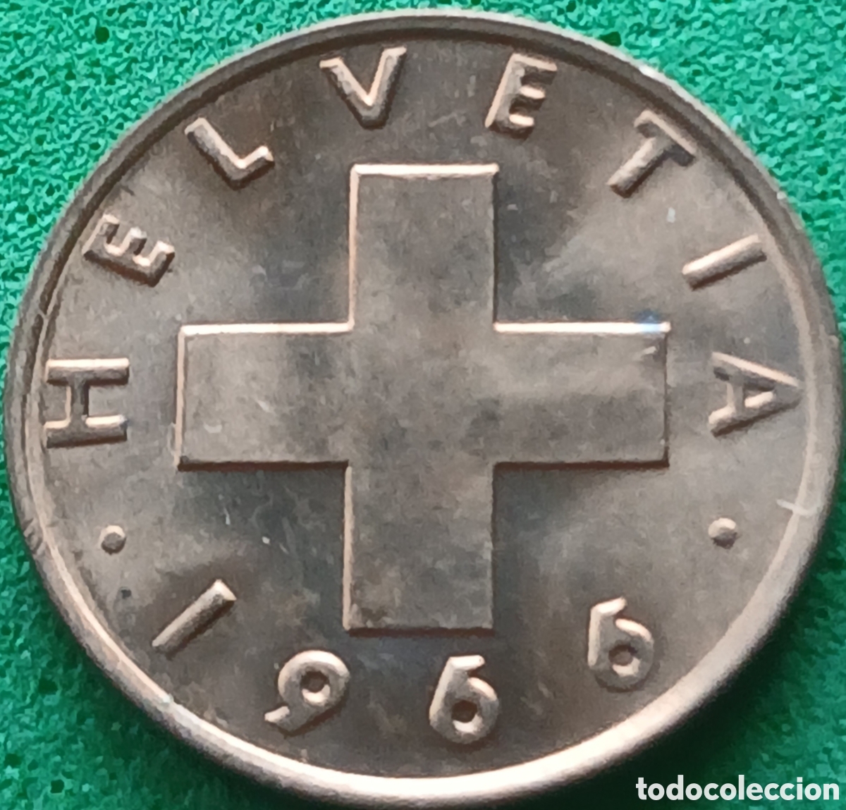 Monedas antiguas de Europa: Suiza 1 centimo 1966 km#46