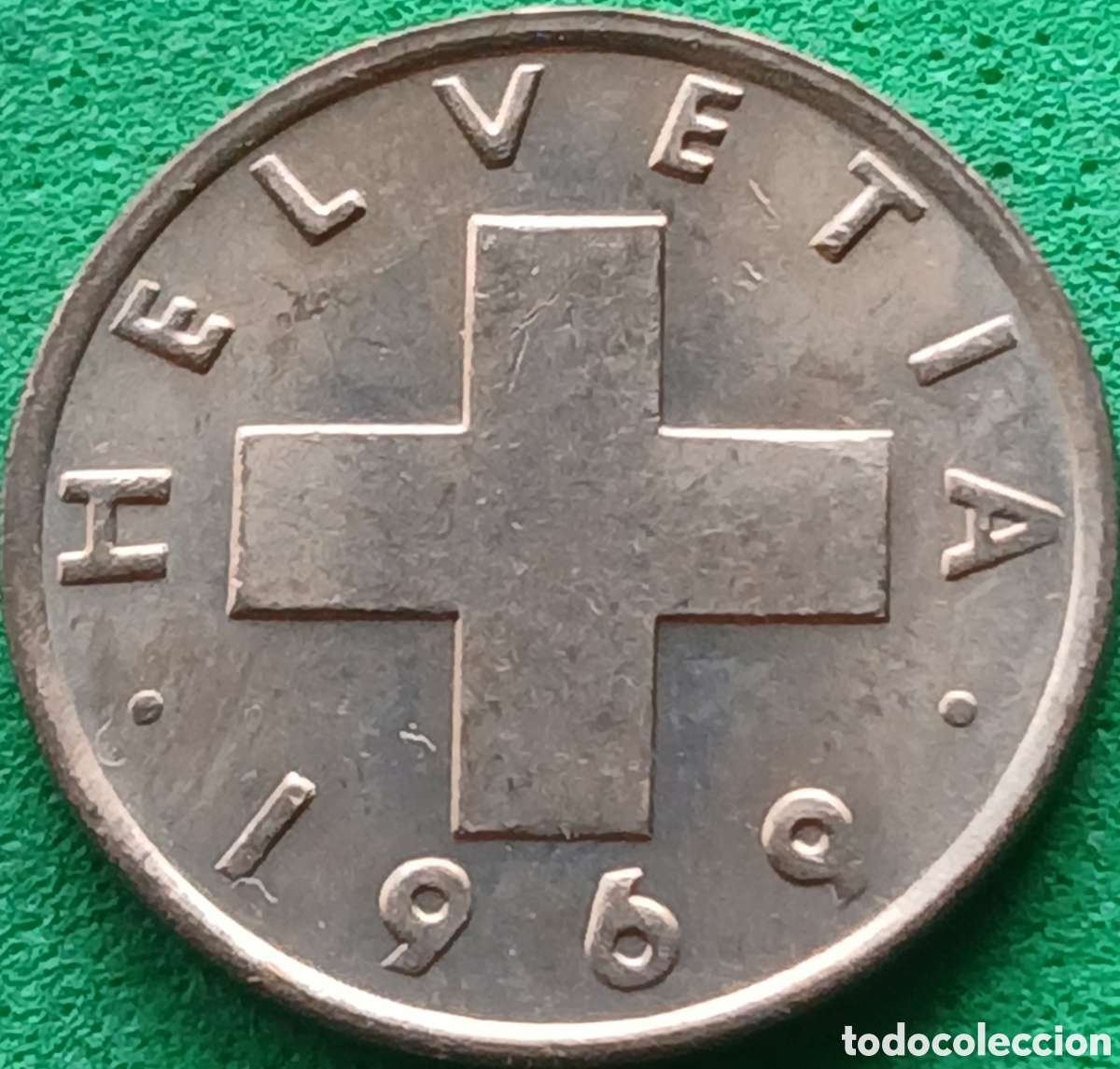 Monedas antiguas de Europa: Suiza 1 centimo 1969 km#46