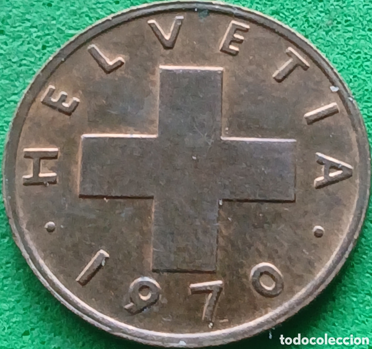 Monedas antiguas de Europa: Suiza 1 centimo 1970 km#46