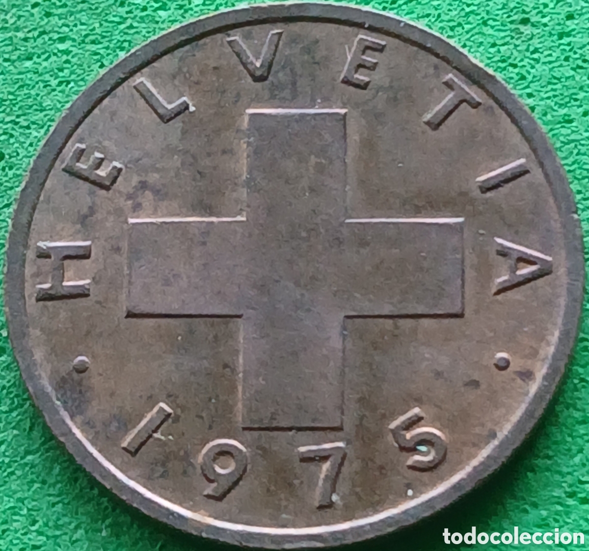 Monedas antiguas de Europa: Suiza 1 centimo 1975 km#46