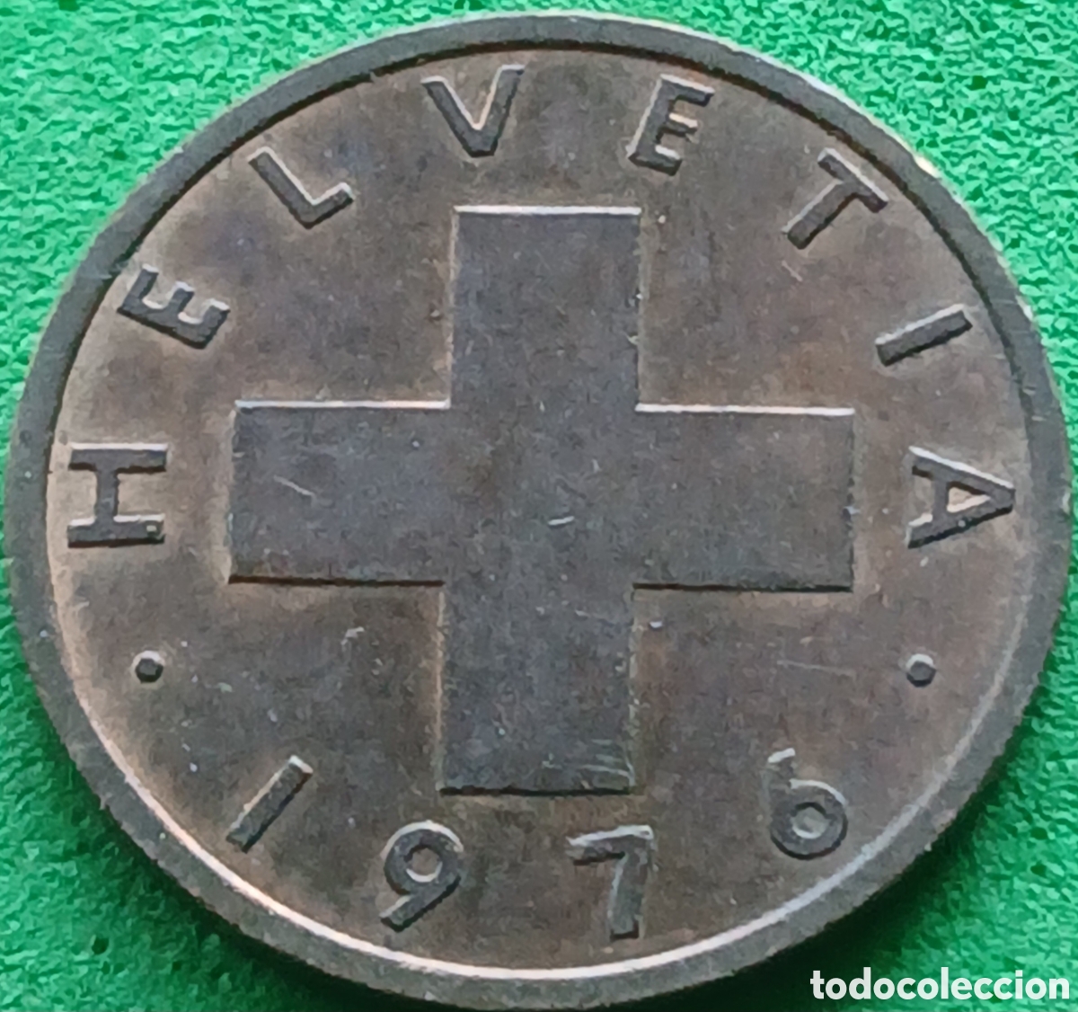 Monedas antiguas de Europa: Suiza 1 centimo 1976 km#46