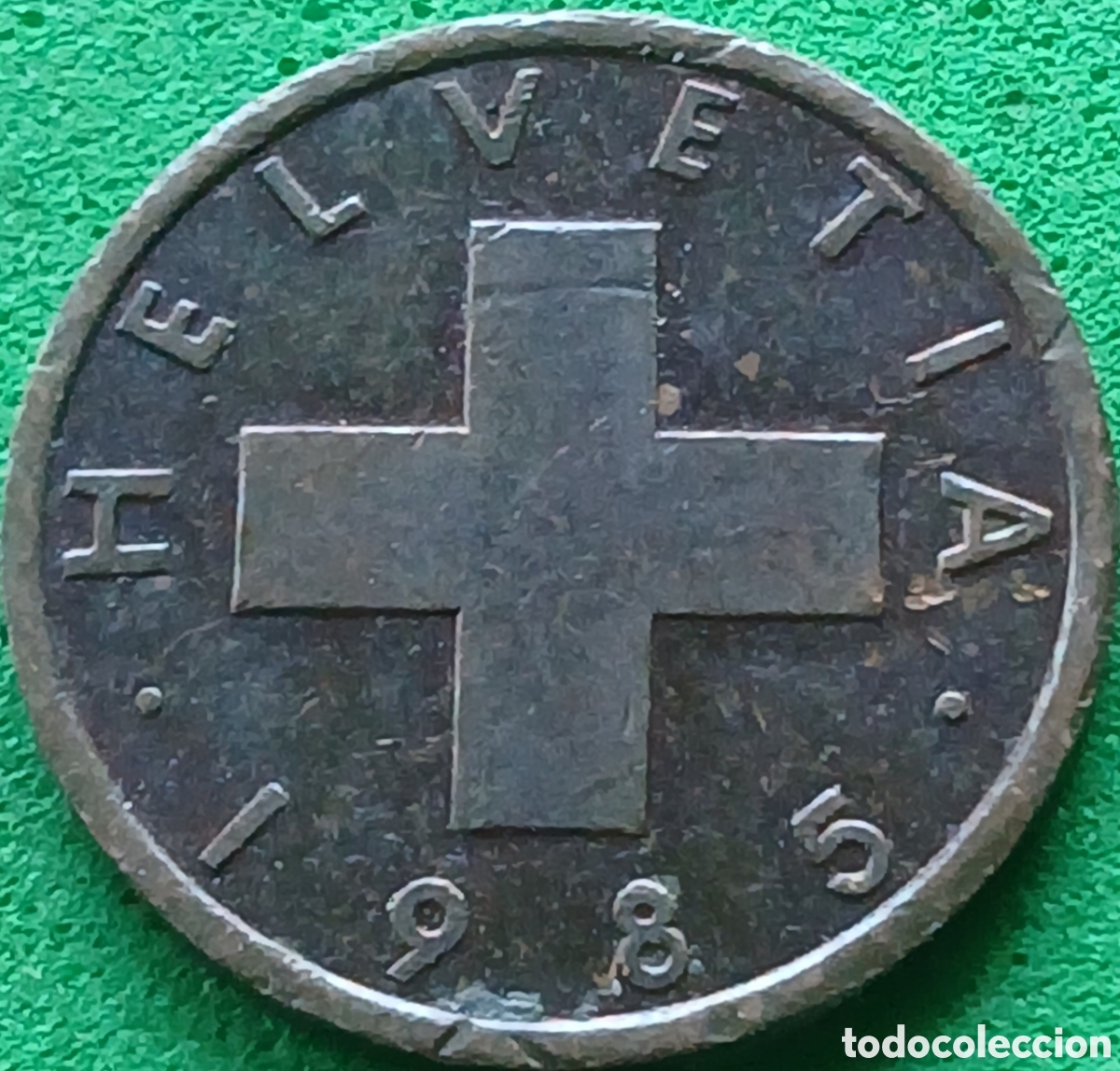 Monedas antiguas de Europa: Suiza 1 centimo 1985 km#46