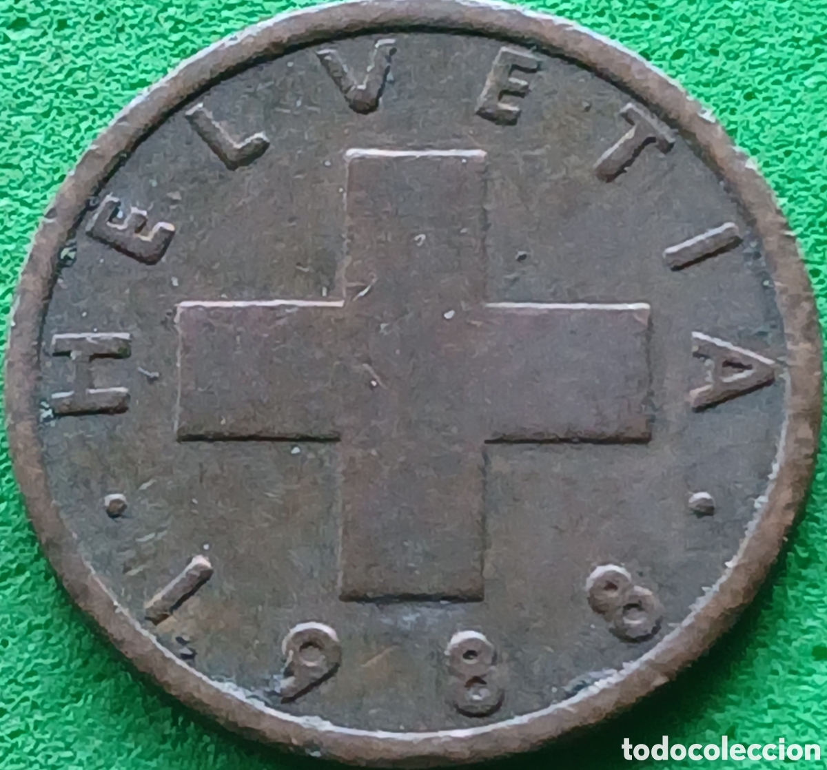 Monedas antiguas de Europa: Suiza 1 centimo 1988 km#46