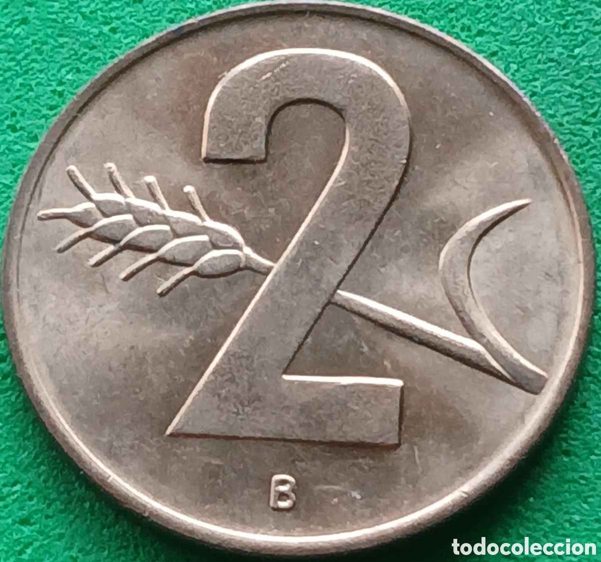 Monedas antiguas de Europa: Suiza 2 centimos 1968 km#47