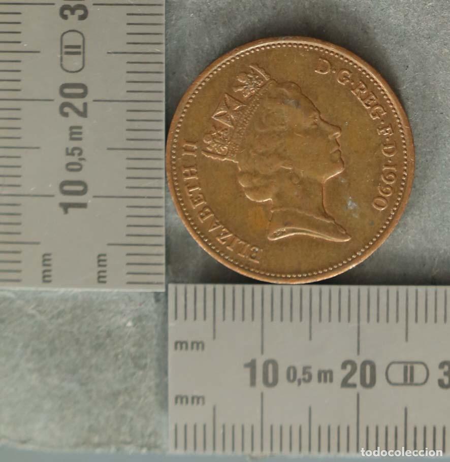 Monedas antiguas de Europa: MONEDA. Reina Isabel II - Two New Pence - 1990