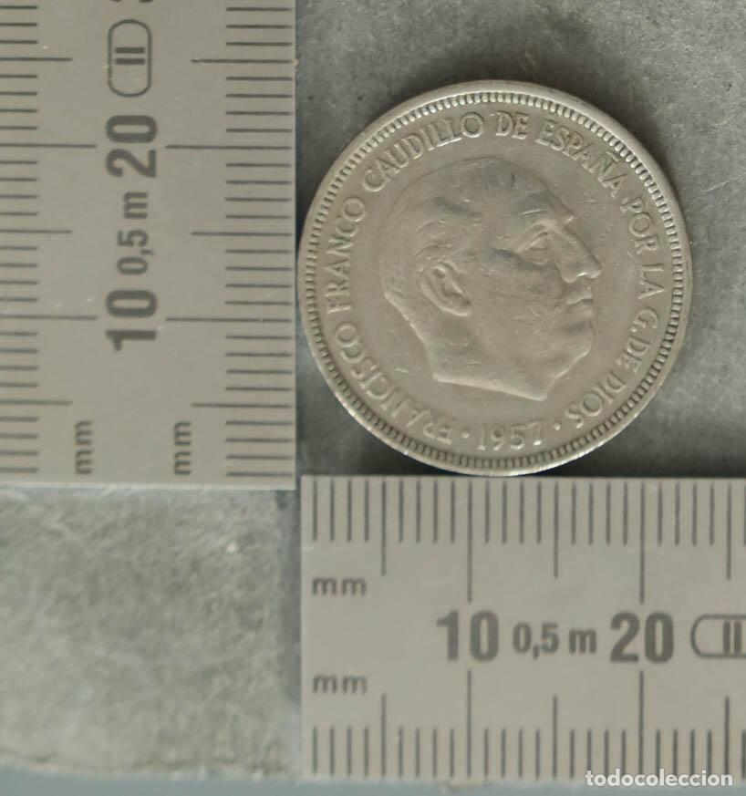 Monedas antiguas de Europa: MONEDA. 5 Pesetas - Franco - Espa&ntilde;a - 1957