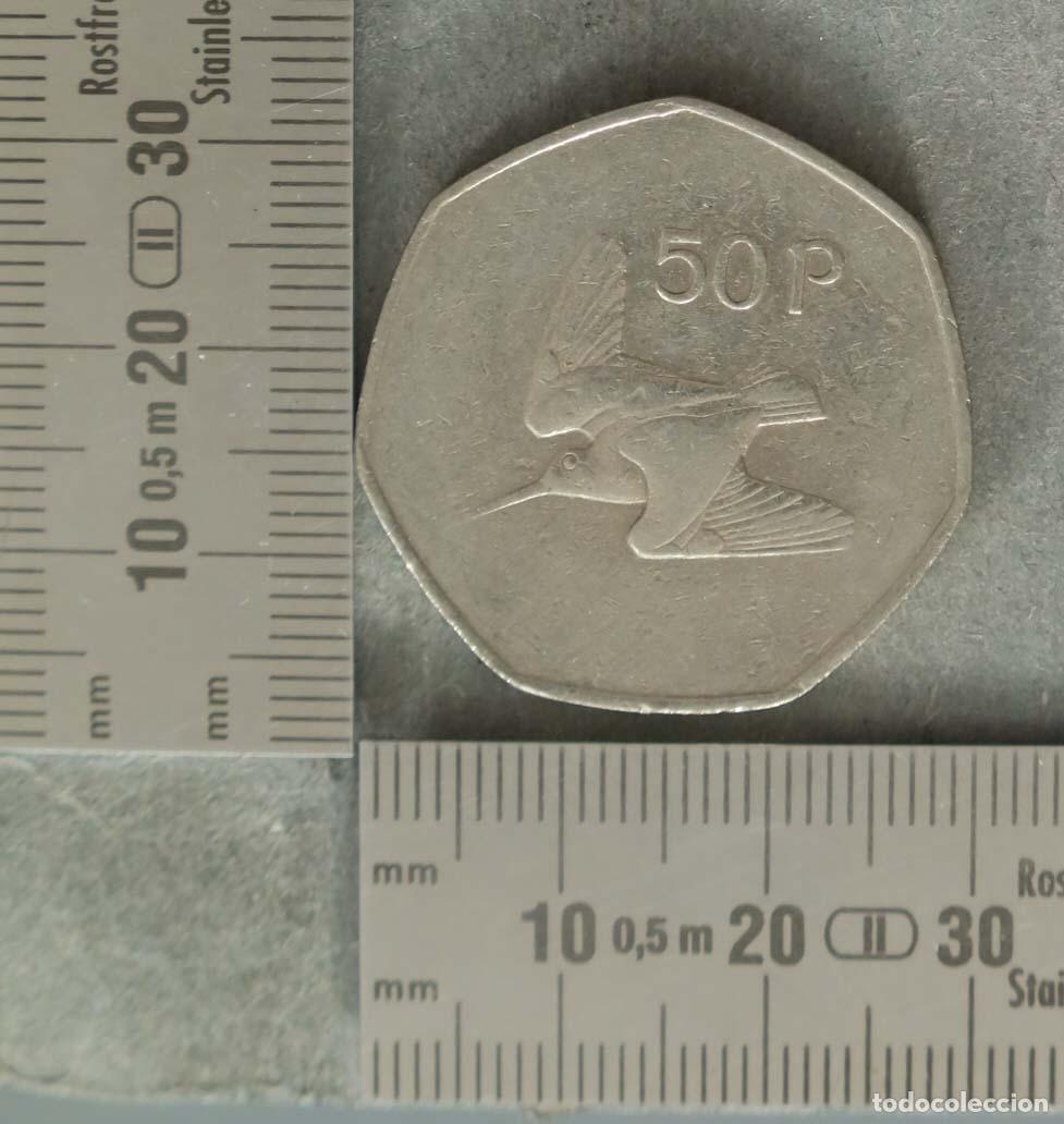 Monedas antiguas de Europa: MONEDA. Irlanda 50 Pence