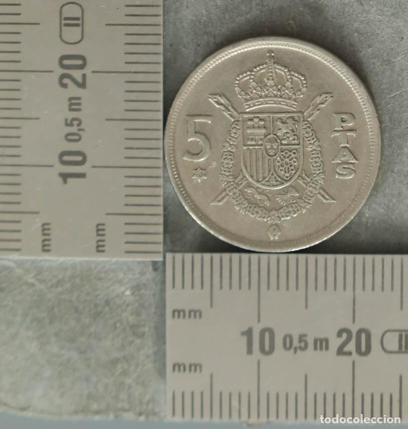 Monedas antiguas de Europa: MONEDA. Espa&ntilde;a 5 Pesetas Juan Carlos I - Rey de Espa&ntilde;a - 1975