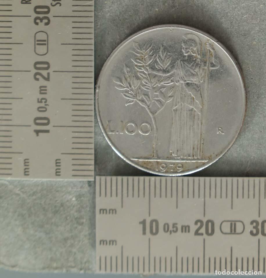 Monedas antiguas de Europa: MONEDA. Italia - L.100 - Minerva - Repubblica Italiana - 1979