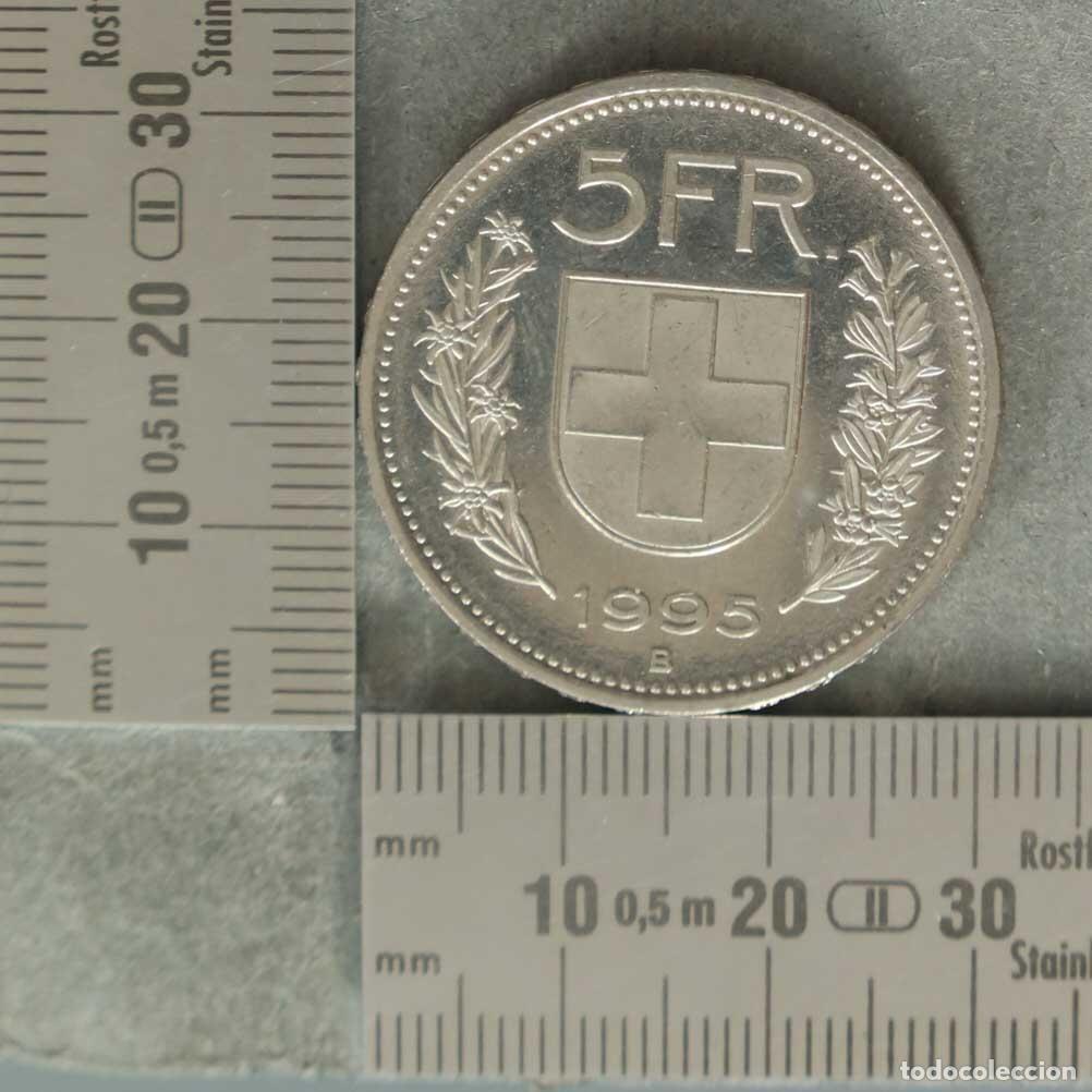 Monedas antiguas de Europa: MONEDA. Suiza - 5 Francos - 1995
