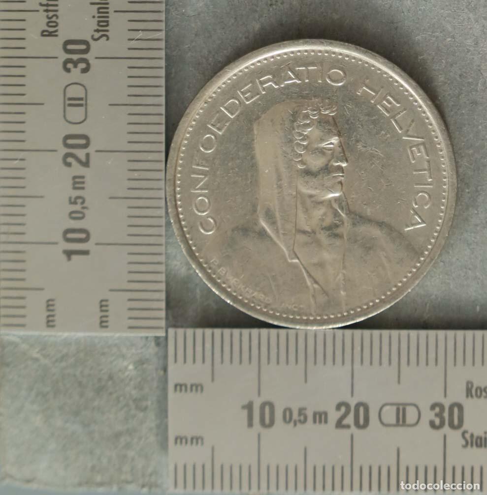 Monedas antiguas de Europa: MONEDA. Suiza - 5 Francos - Confederatio Helvetica - 1968
