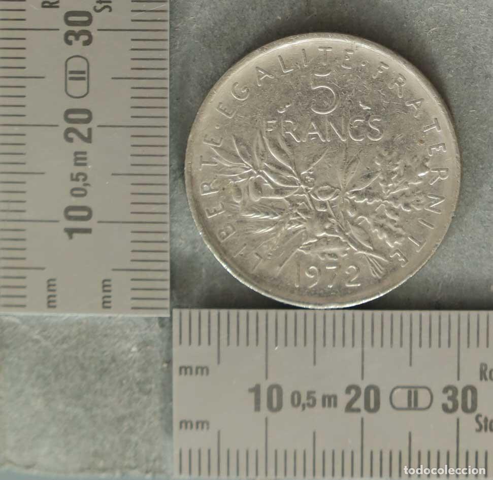 Monedas antiguas de Europa: MONEDA. Francia - 5 Francos - 1972