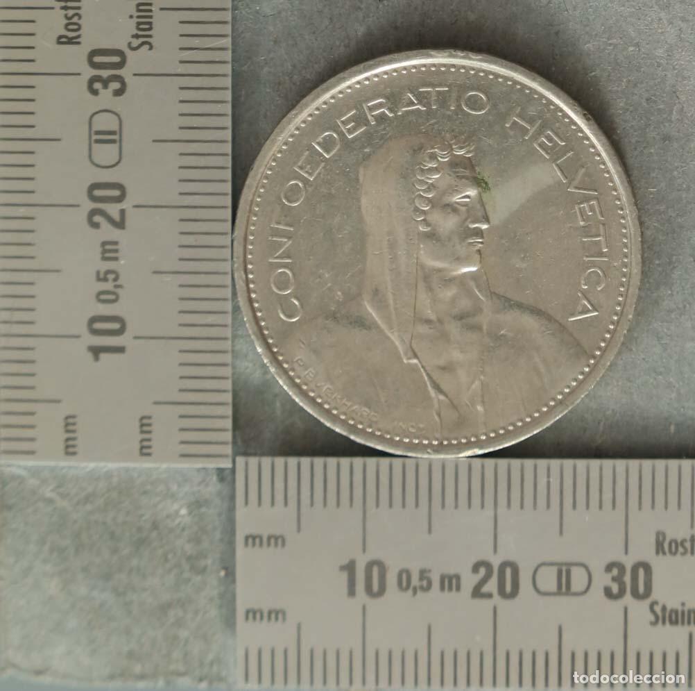 Monedas antiguas de Europa: MONEDA. 5 Francos Suizos - 1977