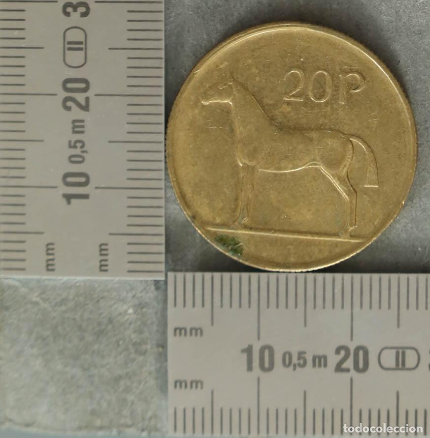 Monedas antiguas de Europa: MONEDA. Irlanda - 20 Pence - 1995