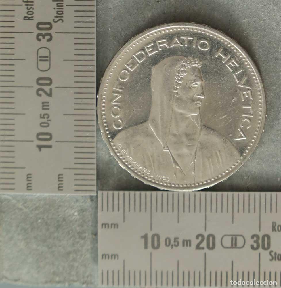 Monedas antiguas de Europa: MONEDA. Suiza - 5 Francos - Confederaci&oacute;n Helv&eacute;tica - 1994