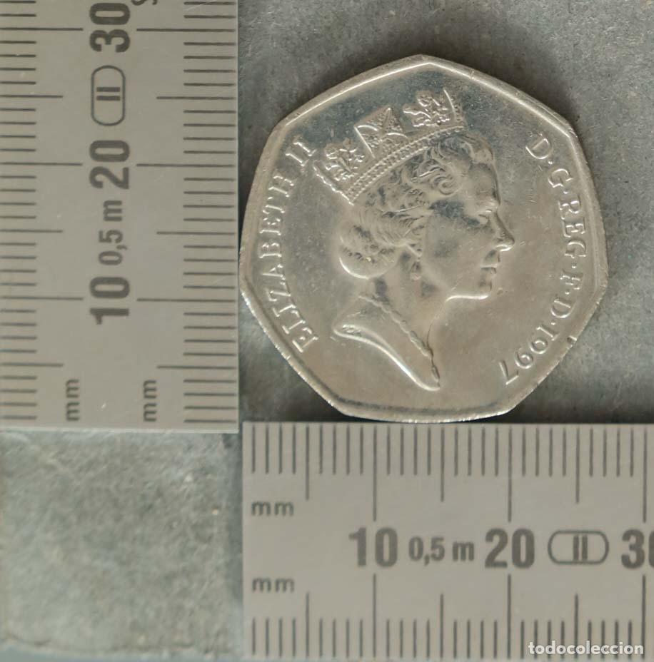 Monedas antiguas de Europa: MONEDA. Reino Unido - 50 Pence - Elizabeth II - 1997