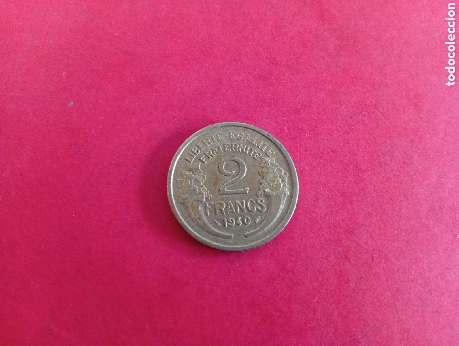 Monedas antiguas de Europa: 2 francos de Francia 1940