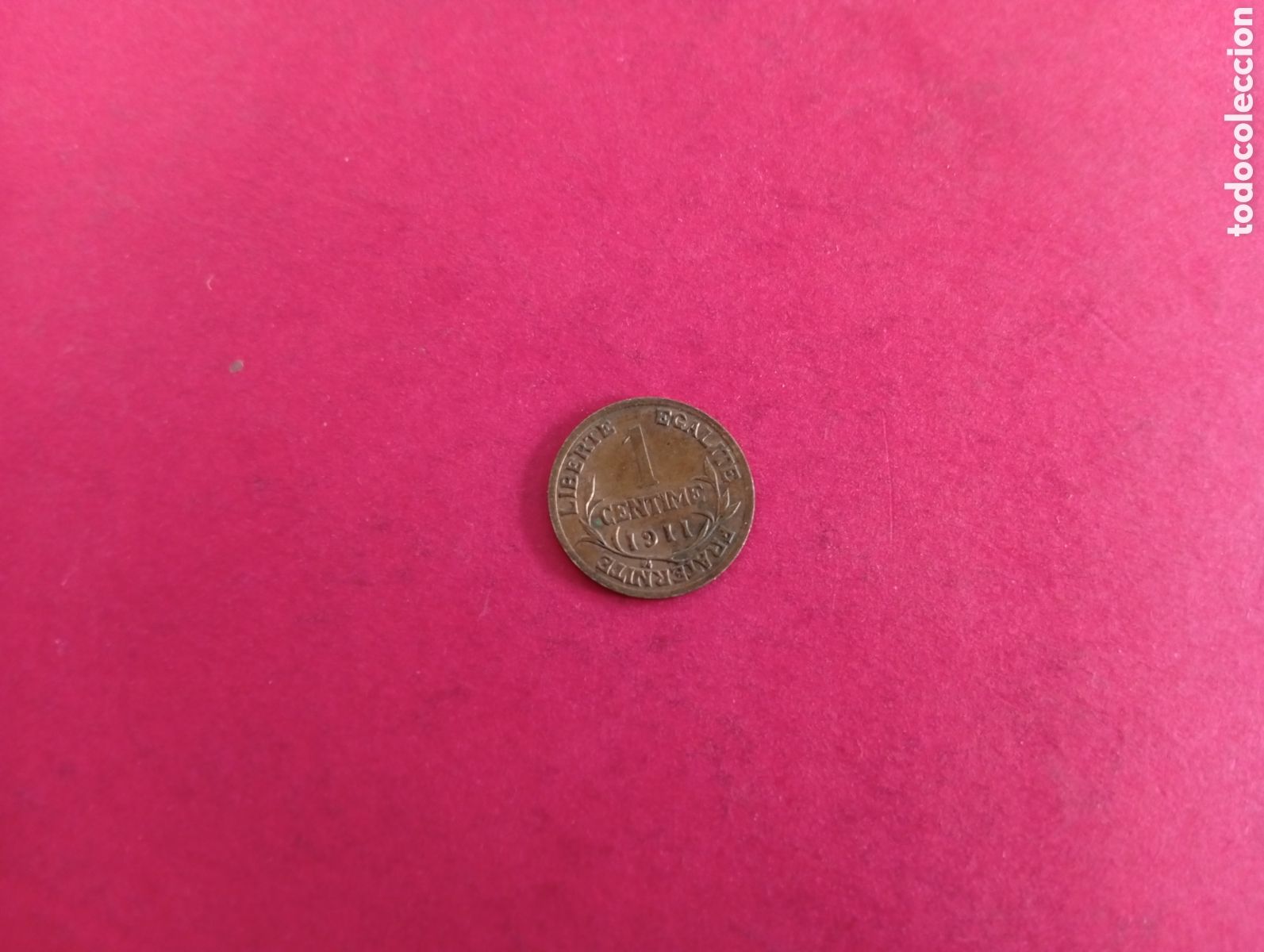 Monedas antiguas de Europa: 1 centime de Francia 1911